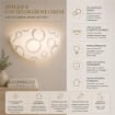 BETTA LAMPADA APPLIQUE 1 LAMPADINA E27 30 CM CERCHI