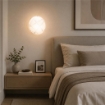 DARIO LAMPADA PLAFONIERA DA SOFFITTO E27 1 LUCE 30CM BIANCA
