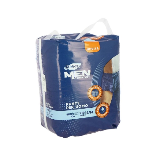 SERENITY PANTS PER INCONTINENZA MEN COMFORT - 10PZ TG.S/M