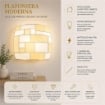DORA LAMPADA PLAFONIERA 2 LAMPADINE E27 40 CM