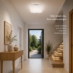 SIMONE LAMPADA PLAFONIERA DA SOFFITTO E27 1 LUCE 30CM