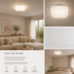 SIMONE LAMPADA PLAFONIERA DA SOFFITTO E27 1 LUCE 30CM