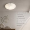 MELISSA LAMPADA PLAFONIERA DA SOFFITTO E27 1 LUCE 30 CM