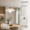 MELISSA LAMPADA SOSPENSIONE DA SOFFITTO E27 1 LUCE 30CM