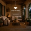 MELISSA LAMPADA SOSPENSIONE DA SOFFITTO E27 1 LUCE 30CM