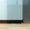 PORTA SCORREVOLE IN VETRO SMERIGLIATO E BINARIO IN ALLUMINIO, 77.5X205CM