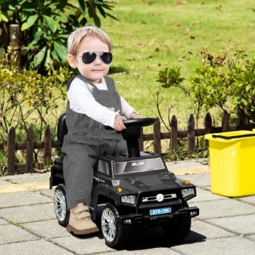 MACCHINA GIOCATTOLO CAVALCABILE FUORISTRADA PER BAMBINI ETÀ 18-36 MESI NERA