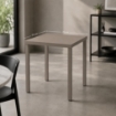 TAVOLO ANNA AUTOLIVELLANTE  E SMONTABILE 70X70 CM COLORE  TORTORA