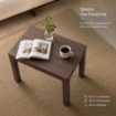 PANCHINA/TAVOLO DOPPIAFUNZIONE TIMOR IN POLIPROPILENE DA ESTERNO MOKA 60 X 38 X 45 CM 