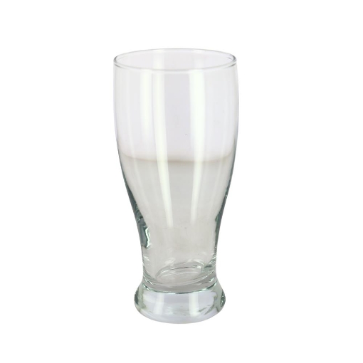 CALICE DI BIRRA REALIZZATO IN VETRO DIAMETRO 8CM H18 CM 