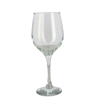 CALICE DI VINO REALIZZATO IN VETRO DIAMETRO 65MM H21 CM 