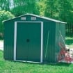 BOX CASETTA IN LAMIERA DA GIARDINO RIPOSTIGLIO ATTREZZI 257 X 205 X H202 CM