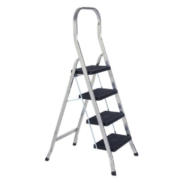 SGABELLO CLARA CON 4 GRADINI IN ALLUMINIO - PESO MAX 150KG