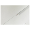 SCARPIERA IN LEGNO CON ANTE 3 A RIBALTA SLIM COLORE BIANCO OPACO 106X65X15 CM