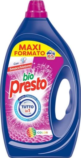 LIQUIDO LAVATRICE BIOPRESTO 65LAVAGGI -  COLORATI  MAXI FORMATO
