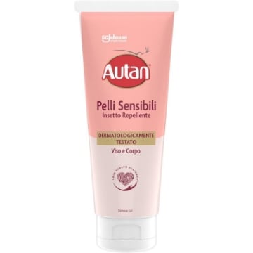 AUTAN PELLI SENSIBILI INSETTO REPELLENTE VISO CORPO TUBO 100 ML