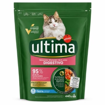 ULTIMA BENESSERE DIGESTIVO TROTA 440G – CROCCHETTE PER GATTI ADULTI, SUPPORTO ALLA DIGESTIONE