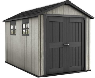 OAKLAND CASETTA CAPANNO DA ESTERNO IN RESINA  229 X 350 X H242 CM GRIGIO