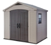 BOX CASETTA CAPANNO DA GIARDINO IN RESINA CON MENSOLE FACTOR 256.5 X 182 X 243