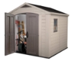 BOX CASETTA CAPANNO DA GIARDINO IN RESINA CON MENSOLE FACTOR 257 X 255 X 243