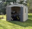 BOX CASETTA CAPANNO DA GIARDINO IN RESINA CON MENSOLE FACTOR 257 X 255 X 243