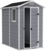 MANOR CASETTA CAPANNO DA ESTERNO IN RESINA 130 X 192 X H198 CM COLORE GRIGIO