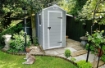 MANOR CASETTA CAPANNO DA ESTERNO IN RESINA 130 X 192 X H198 CM COLORE GRIGIO