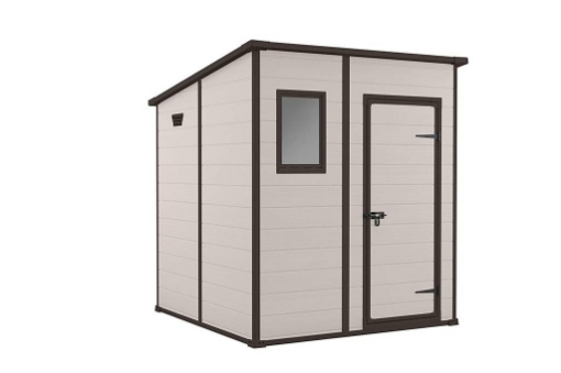 MANOR CASETTA PORTATTREZZI DA ESTERNO IN RESINA 169 X 168,5 X H219 CM BEIGE