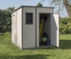 MANOR CASETTA PORTATTREZZI DA ESTERNO IN RESINA 169 X 168,5 X H219 CM BEIGE