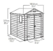 KETER BOX CASETTA CAPANNO DA GIARDINO IN RESINA BEIGE MANOR 185.8 X 237 X 227 H