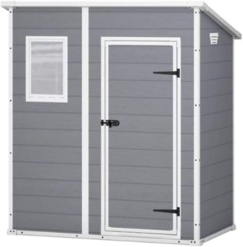 MANOR PENT CAPANNO DA ESTERNO IN RESINA 183 X 111 X H200 CM GRIGIO