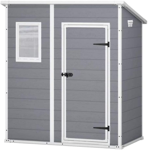 MANOR PENT CAPANNO DA ESTERNO IN RESINA 183 X 111 X H200 CM GRIGIO