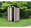 MANOR CASETTA PORTATTREZZI DA ESTERNO IN RESINA 128 X 94 X H196 CM BEIGE 