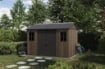 KETER  CASETTA DA GIARDINO SIGNATURE WALNUT IN RESINA 230X350, PAVIMENTO INCLUSO
