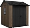 KETER CASETTA DA GIARDINO RESINA SIGNATURE WALNUT EFFETTO LEGNO 230X224 CM, PAVIMENTO INCLUSO