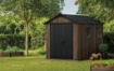 KETER  CASETTA DA GIARDINO IN RESINA EFFETTO LEGNO WALNUT CON PAVIMENTO 230X287 CM