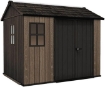 KETER  CASETTA DA GIARDINO IN RESINA EFFETTO LEGNO WALNUT CON PAVIMENTO 230X287 CM