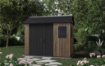 KETER  CASETTA DA GIARDINO IN RESINA EFFETTO LEGNO WALNUT CON PAVIMENTO 230X287 CM