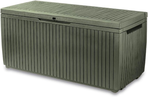 KETER  CASSAPANCA DA GIARDINO SPRINGWOOD 305 L EFFETTO LEGNO VERDE