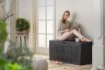 CASSAPANCA DA GIARDINO KETER COMFY 270 L GRAFITE IN RESINA