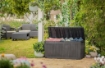 CASSAPANCA DA GIARDINO KETER COMFY 270 L GRAFITE IN RESINA