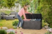 CASSAPANCA DA GIARDINO KETER COMFY 270 L GRAFITE IN RESINA