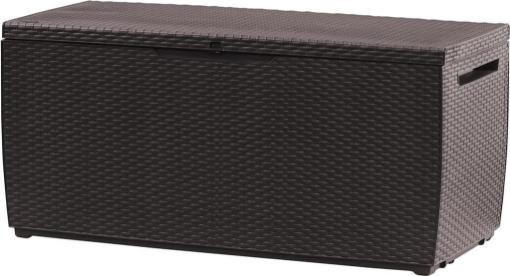 CASSAPANCA DA GIARDINO KETER CAPRI 305 L EFFETTO RATTAN MARRONE