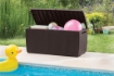 CASSAPANCA DA GIARDINO KETER CAPRI 305 L EFFETTO RATTAN MARRONE