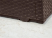 CASSAPANCA DA GIARDINO KETER CAPRI 305 L EFFETTO RATTAN MARRONE