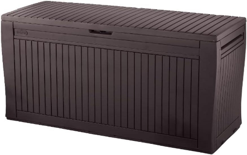 CASSAPANCA DA GIARDINO KETER COMFY 270 L MARRONE IN RESINA