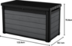 CASSAPANCA DA GIARDINO KETER ONTARIO 380 L EVOTECH EFFETTO LEGNO