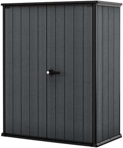 ARMADIO DA ESTERNO KETER EVOTECH 1400 L EFFETTO LEGNO GRIGIO