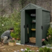 CASETTA PORTA ATTREZZI 1,4 M² KETER VERDE CON PAVIMENTO 126X117 CM, 