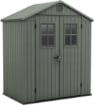 CASETTA PORTA ATTREZZI 2 M² DA GIARDINO KETER VERDE EFFETTO LEGNO 126X185 CM